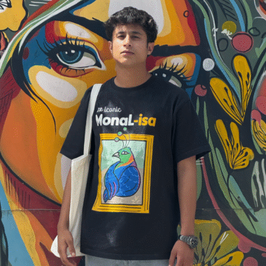 Iconic Monal-isa | Oversized 240 GSM | Unisex