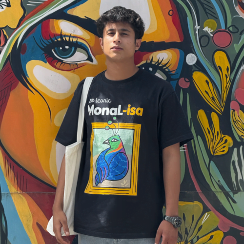 Iconic Monal-isa | Oversized 240 GSM | Unisex