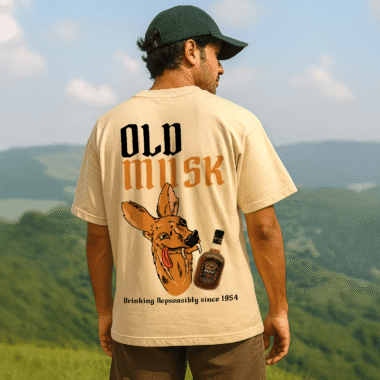 Old Musk Unisex Oversized Classic 240GSM T-Shirt