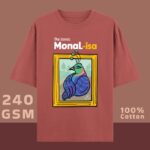 The Iconic Monal-isa Unisex Oversized Classic T-Shirt