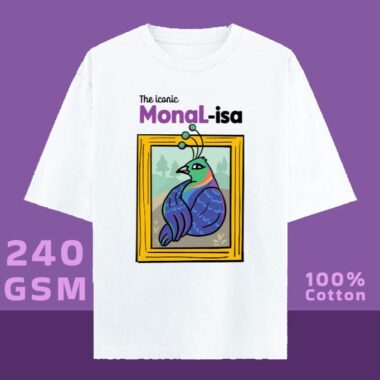 The Iconic Monal-isa Unisex Oversized Classic T-Shirt