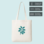 Kaafal Charm - Regular Size Tote Bag (with Zipper)