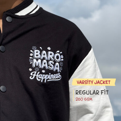 Baro Masa Happiness | Varsity Jacket | Regular-Fit | Unisex