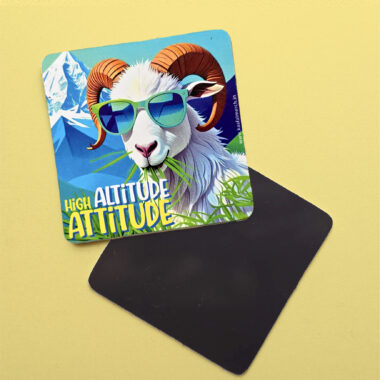 High Altitude Attitude Fridge Magnet