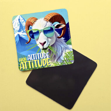High Altitude Attitude Fridge Magnet