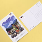 Rhythm of Mountain life Postcard