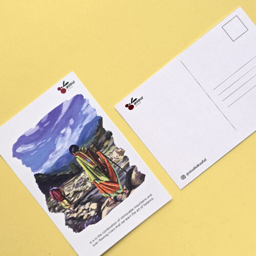 Rhythm of Mountain life Postcard